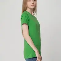 Футболка женская T-bolka Lady ярко-зеленая, размер XL