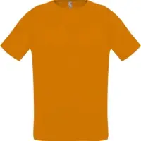 Футболка унисекс Sporty 140 оранжевый неон, размер XL