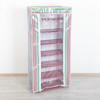 Обувница, 7 ярусов, 60×30×143 см, рисунок МИКС Обувница, 7 ярусов, 60×30×143 см, рисунок МИКС