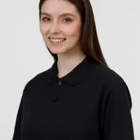 Рубашка поло унисекс Pulse, черная, размер S