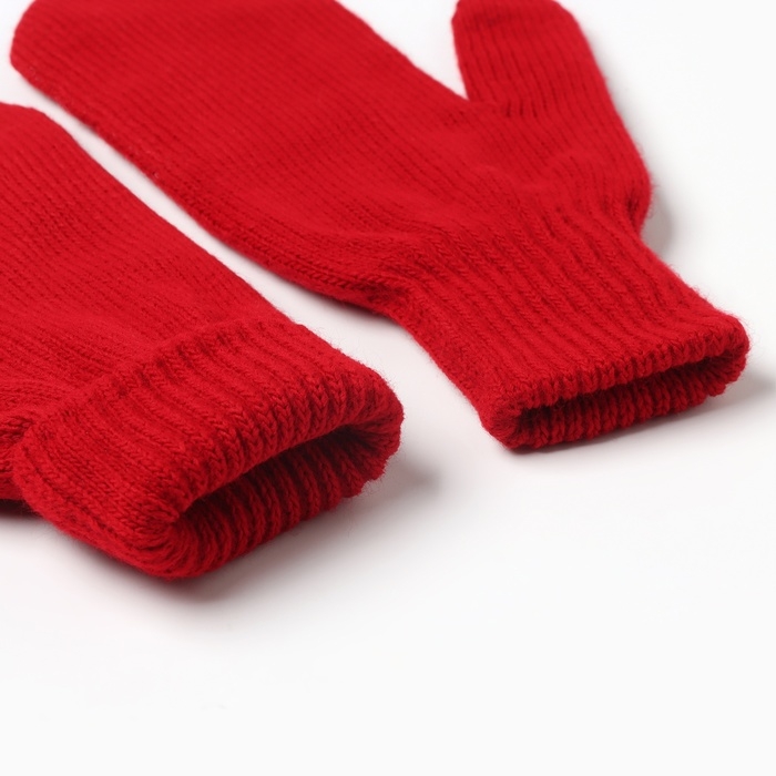 Женские варежки в подарочной коробке Женские варежки в подарочной коробке "С новым годом" р.19