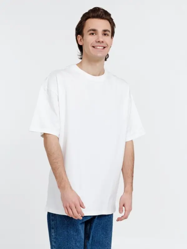 Футболка оверсайз унисекс Big Haul, молочно-белая, размер M