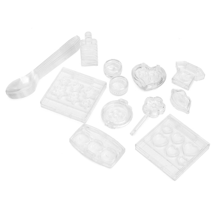 Набор для опытов Make Up &laquo;Создай свой бальзам для губ&raquo;, 22 формочки, в пакете