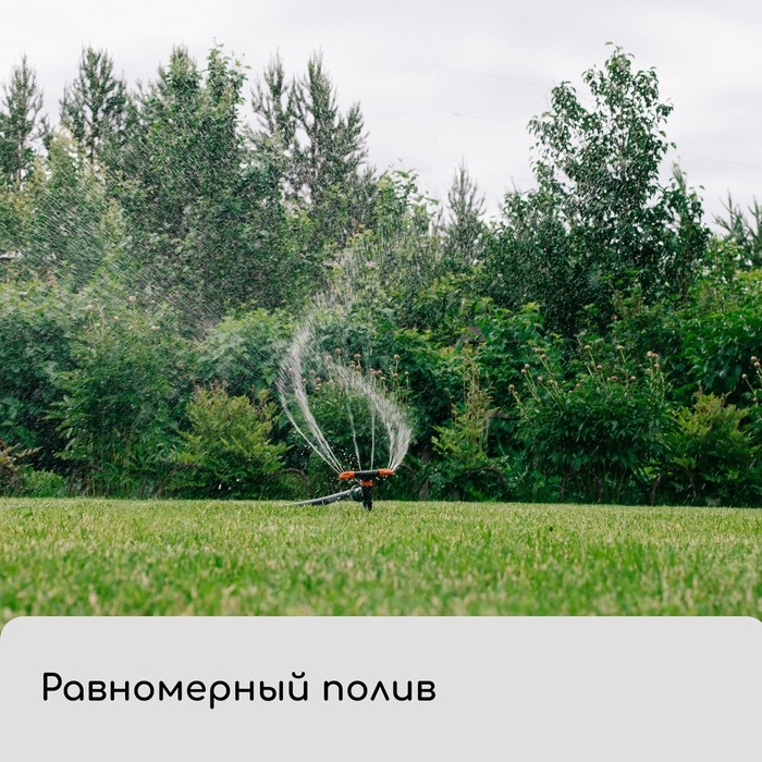 Распылитель 4&minus;лепестковый, штуцер под шланги 1/2" (12 мм) &minus; 3/4" (19 мм), пика, пластик, &laquo;Жук&raquo;