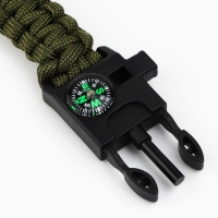 Браслет для выживания &laquo;Будь первым&raquo;, 26 х 2,5 см.