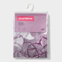 Штора для ванной комнаты Доляна «Пионы», 180×180 см, PEVA Штора для ванной комнаты Доляна «Пионы», 180×180 см, PEVA