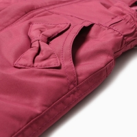 Полукомбинезон утеплённый для девочек, цвет фуксия, рост 80 см