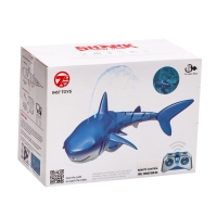Акула радиоуправляемая «Белая», плавает, брызгает водой, работает от аккумулятора, цвет синий Акула радиоуправляемая «Белая», плавает, брызгает водой, работает от аккумулятора, цвет синий