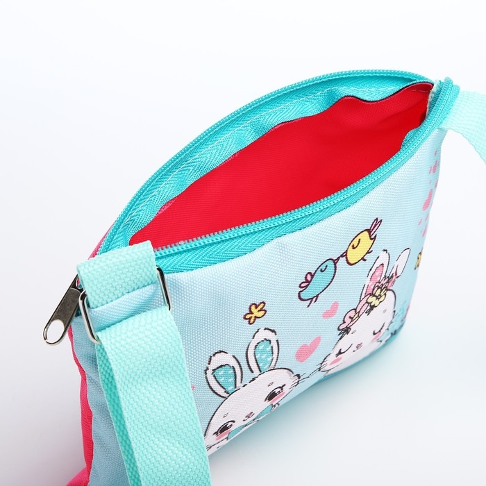 Сумка детская для девочки Сумка детская для девочки "Аниме" на молнии, цвет мятный