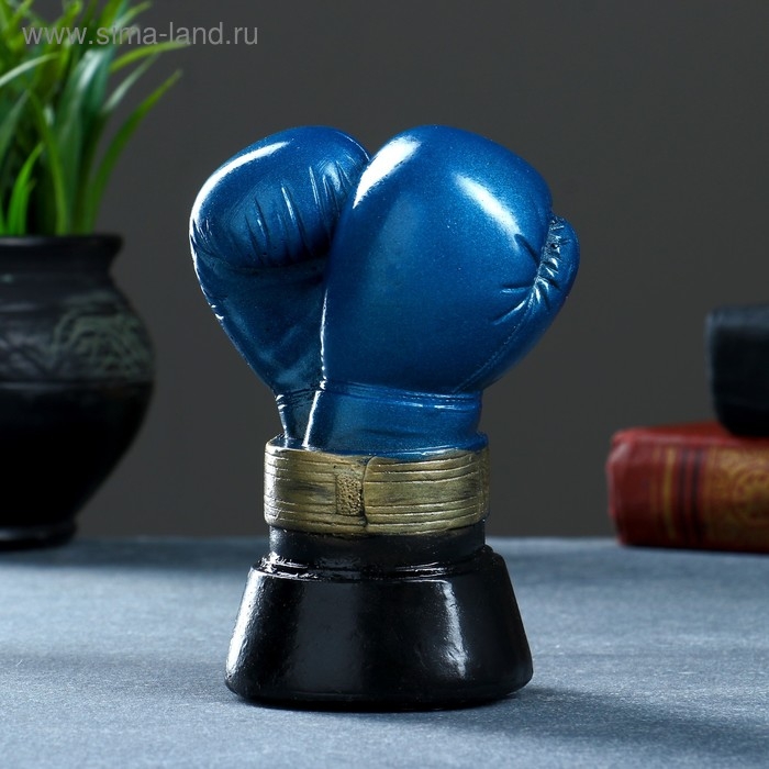 Кубок Кубок "Бокс" синий, 6,5х12х6,5см