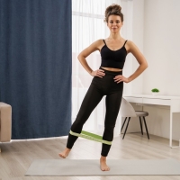 Набор фитнес-резинок ONLYTOP &laquo;Авокадо&raquo;: нагрузка 10, 14, 22 кг, 3 шт., 30х5 см