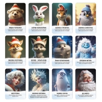 Новогодняя настольная детективная игра &laquo;Новый год: Мафия&raquo;, 24 карты, 10+