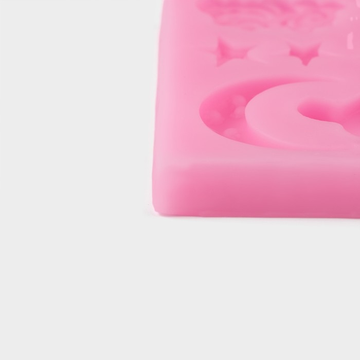 Молд &laquo;Ночь&raquo;, силикон, 8,3&times;8,7 см, цвет МИКС