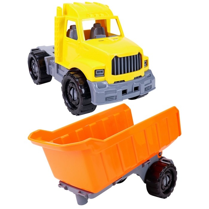 Машинка Тягач &laquo;Бизон&raquo;, с прицепом, строительный