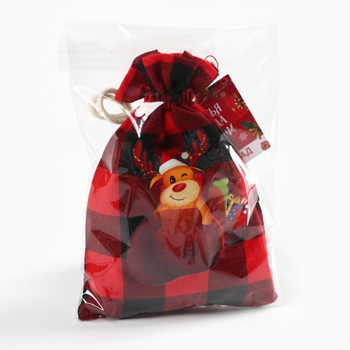 Новый год! Мармелад в мешке «Счастья и тепла», в виде ягод, 50 г. Новый год! Мармелад в мешке «Счастья и тепла», в виде ягод, 50 г.