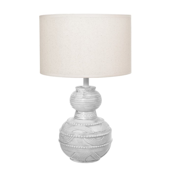 Настольная лампа Настольная лампа "Жозефина" Е27 40Вт белый 25х25х40,5 см RISALUX