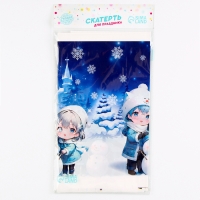 Скатерть новогодняя одноразовая &laquo;Аниме&raquo; 180х137 см