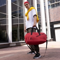 Сумка дорожная женская на молнии TEXTURA, большой размер, цвет красный Сумка дорожная женская на молнии TEXTURA, большой размер, цвет красный