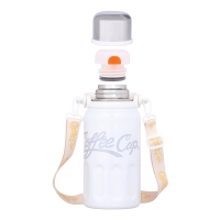 Термос, 1 л, Coffee cup, сохраняет тепло 10 ч, белый Термос, 1 л, Coffee cup, сохраняет тепло 10 ч, белый