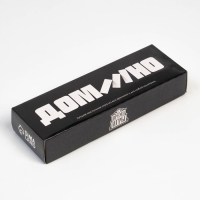 Домино "Время Игры", костяшка 3.7 х 1.9 см, 14.7 х 5 х 2.7 см Домино "Время Игры", костяшка 3.7 х 1.9 см, 14.7 х 5 х 2.7 см