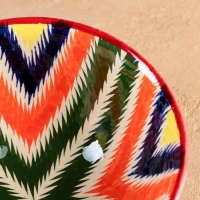 Коса Риштанская Керамика "Атлас" 15,5 см, средняя, разноцветный