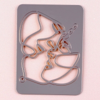 Набор топперов «Пара», цвет золото Набор топперов «Пара», цвет золото