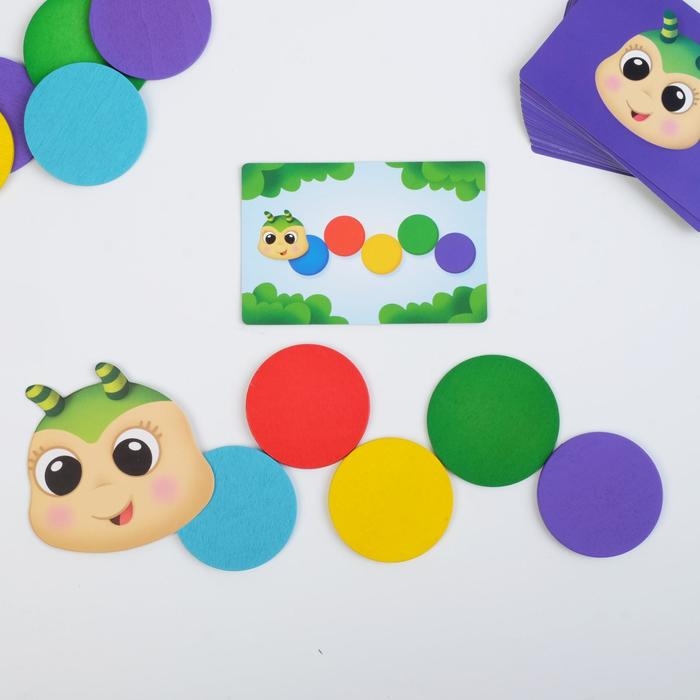 Настольная игра &laquo;Чудо-гусенка&raquo; с деревянными вложениями