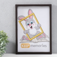 Фоторамка пластик 21х30 см 3 серия, тёмно-шоколадный Фоторамка пластик 21х30 см 3 серия, тёмно-шоколадный