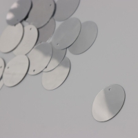 Пайетки "Круг" серебро набор 30 гр d=2,5 см Пайетки "Круг" серебро набор 30 гр d=2,5 см