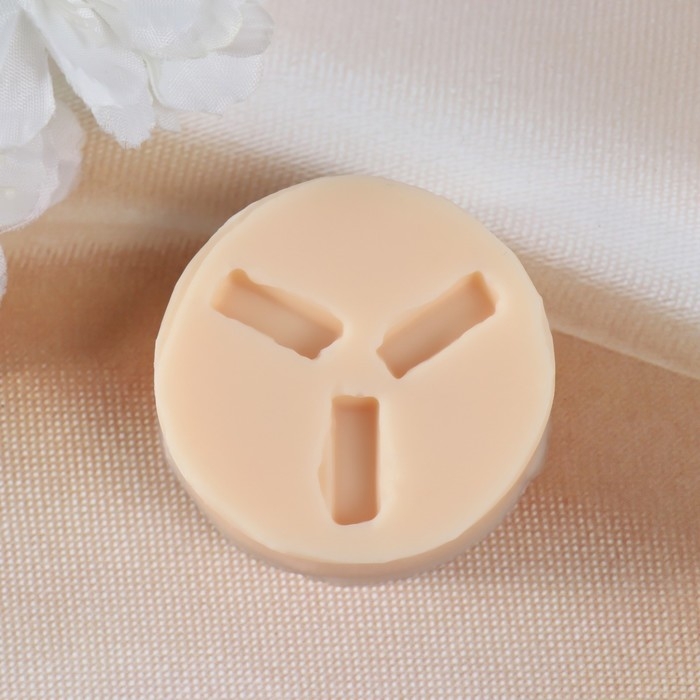 Молд силиконовый Молд силиконовый "Три слитка" Силикон 0,4х1,6х0,6 см