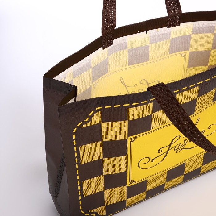 Сумка хозяйственная без застёжки, цвет коричневый Сумка хозяйственная без застёжки, цвет коричневый