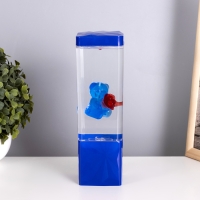 Лава-лампа "Мишка" LED 2Вт от батареек 3хАА синий 7х7х24 см Лава-лампа "Мишка" LED 2Вт от батареек 3хАА синий 7х7х24 см