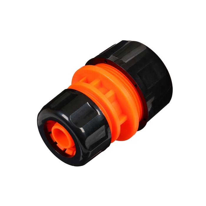 Муфта переходная, для шлангов 3/4" (19 мм) &ndash; 1" (25 мм), цанговое соединение, пластик, &laquo;Жук&raquo;