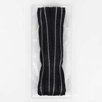 Молния рулонная металлическая, №5, 50 м, цвет чёрный/никель Молния рулонная металлическая, №5, 50 м, цвет чёрный/никель