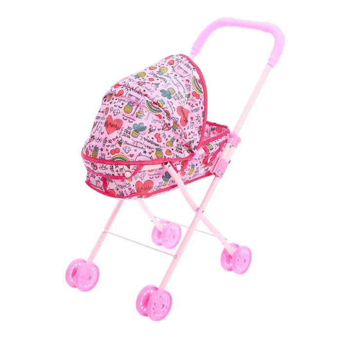 Коляска для кукол &laquo;Улыбнись!&raquo;, универсальная, металлический каркас