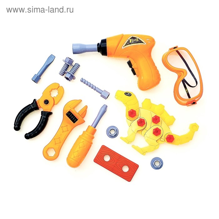 Набор инструментов &laquo;Спинозавр&raquo;, с разборной фигуркой