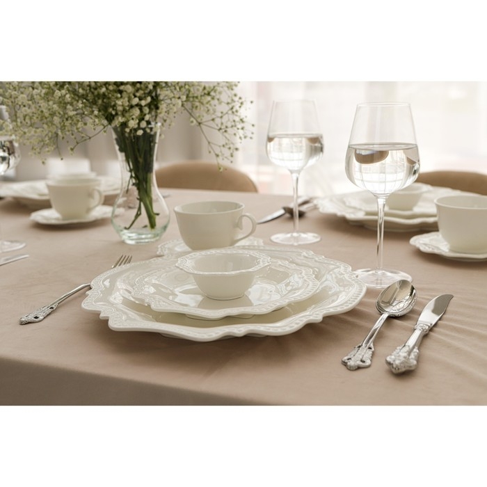 Набор столовых приборов из нержавеющей стали Magistro Queen, 4 предмета, цвет серебряный Набор столовых приборов из нержавеющей стали Magistro Queen, 4 предмета, цвет серебряный