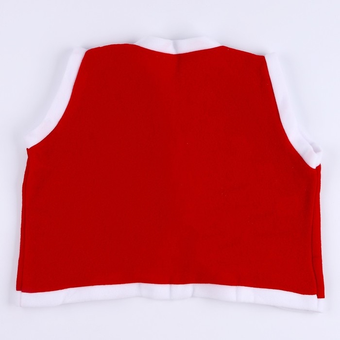 Карнавальный набор &laquo;Новогодний гномик&raquo;: жилетка и ободок, рост 92&ndash;104 см