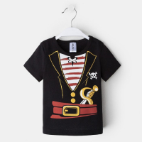 Футболка детская KAFTAN "Пират", чёрный, рост 98-104 (30)