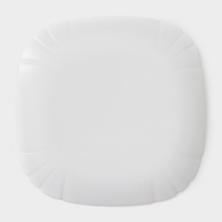 Набор десертных тарелок Luminarc Lotusia, d=20,5 см, стеклокерамика, 6 шт, цвет белый