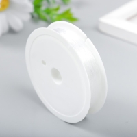 Нить силиконовая для бисера "Astra" 0,4 мм, 25 м, прозрачный Нить силиконовая для бисера "Astra" 0,4 мм, 25 м, прозрачный