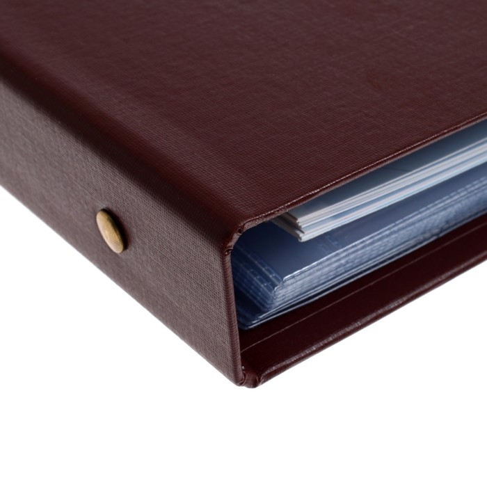 Альбом для монет Альбом для монет "Стандарт. Юбилейные 10-ти рублевые монеты России", 230 х 270 мм, Optima, коричневый