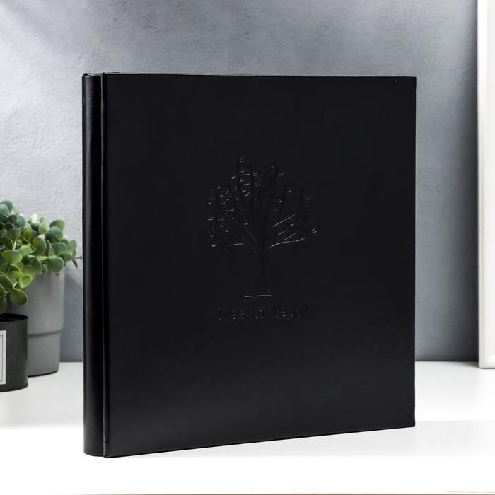 Фотоальбом на 600 фото 10х15 Фотоальбом на 600 фото 10х15 "Деревце" кожзам, чёрный