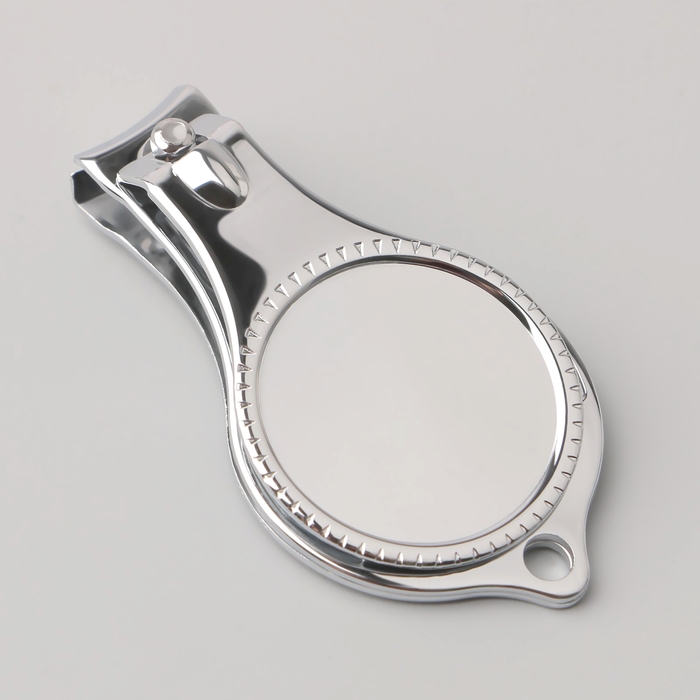 Кусачки-книпсер маникюрные, с пилкой, с открывашкой, 6 см, фасовка 12 шт, цвет серебристый Кусачки-книпсер маникюрные, с пилкой, с открывашкой, 6 см, фасовка 12 шт, цвет серебристый