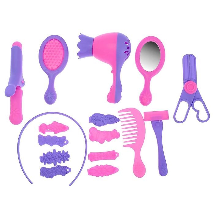 Игровой набор &laquo;Парикмахер&raquo; в сумке из ПВХ, 16 предметов