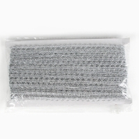 Тесьма &laquo;Ажурная&raquo; серебро, ширина 1,5 см, намотка 25 метров