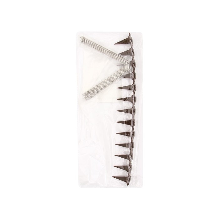 Отпугиватель для птиц, 33 &times; 10 см, шипы противоприсадные 39 шт., 3 ряда, Greengo