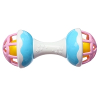 Погремушка &laquo;Гантелька&raquo;, с эластичными элементами, 17 см, Крошка Я