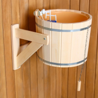 Обливное устройство из липы "Русская забава", 20л, пластиковая вставка Обливное устройство из липы "Русская забава", 20л, пластиковая вставка