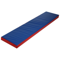 Мат ONLYTOP, 200х50х10 см, цвет синий/красный Мат ONLYTOP, 200х50х10 см, цвет синий/красный